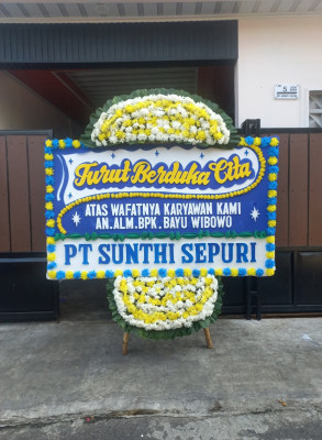 Papan Bunga Duka di Peulimbang