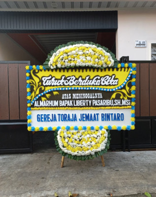 Papan Bunga Duka di Peulimbang